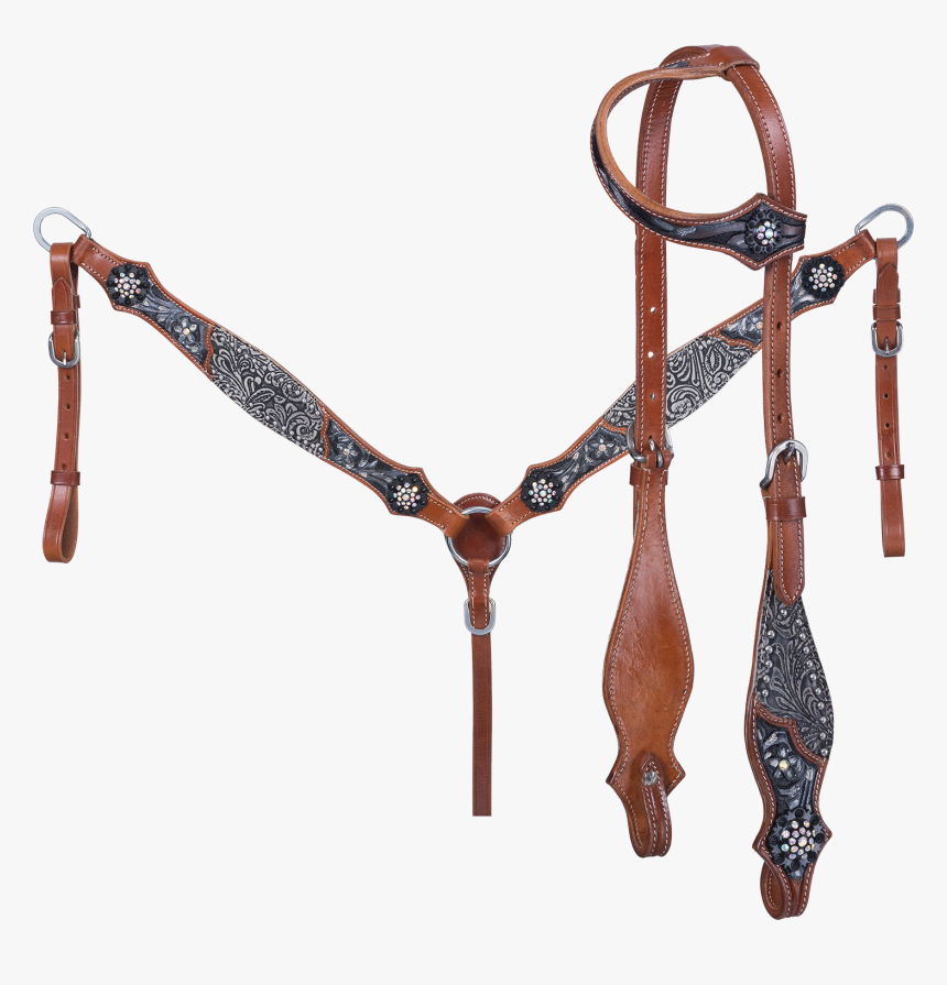 Jameson Tack Set Single Ear Black - Royal Silver Royal Jameson Headstall, HD Png Download, Free Download