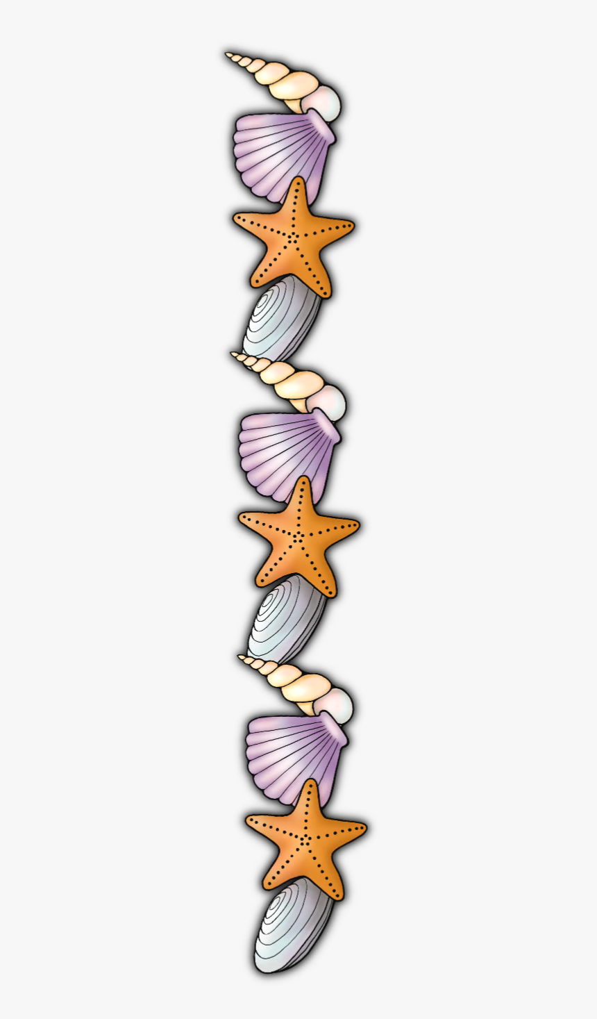 Transparent Seashell Border Clipart, HD Png Download, Free Download