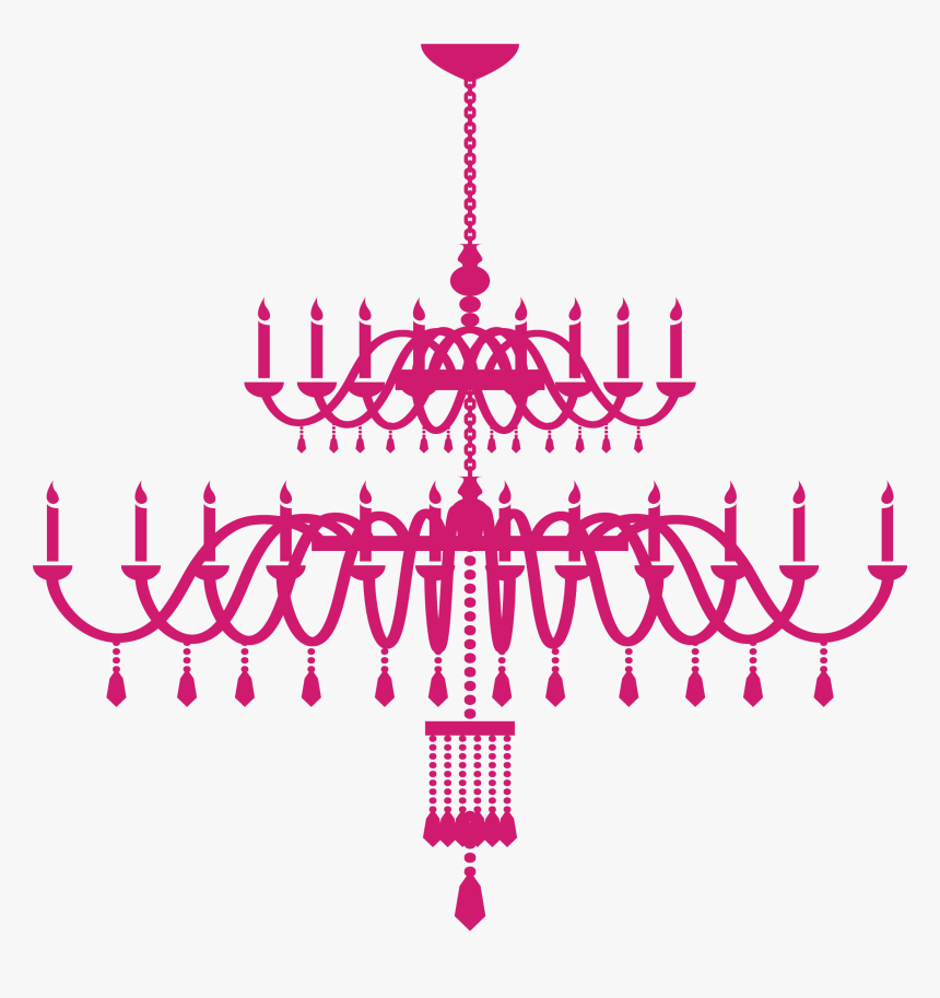 Pink Chandelier Png - Chandelier, Transparent Png, Free Download