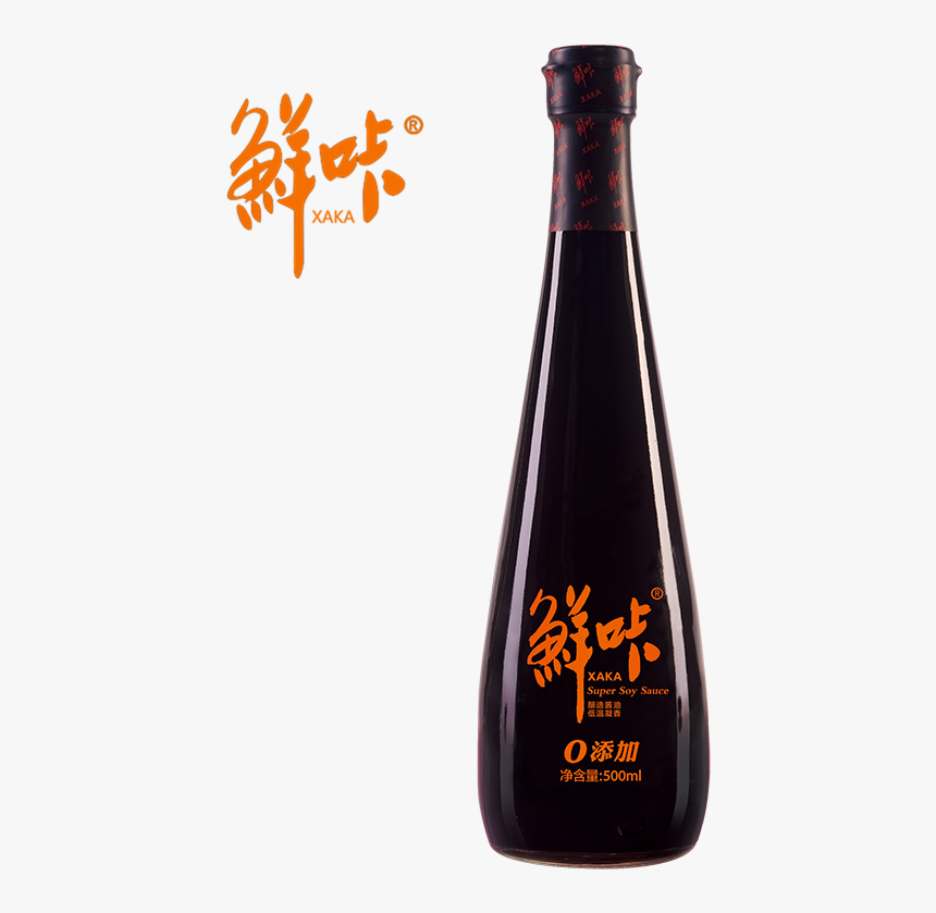 Xaka Soy Sauce Introduction - Glass Bottle, HD Png Download, Free Download