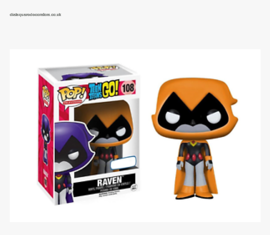 Online Sales New Pop Vinyl Dc Comics Raven Orange Teen - Teen Titans Go Funko Pop, HD Png Download, Free Download