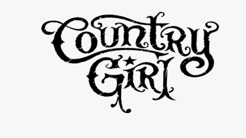 ##country #girl - Calligraphy, HD Png Download, Free Download