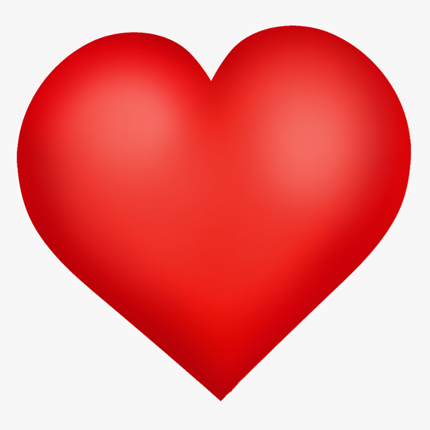 Valentine"s Day Heart Shaped - Transparent Background Heart Png, Png Download, Free Download