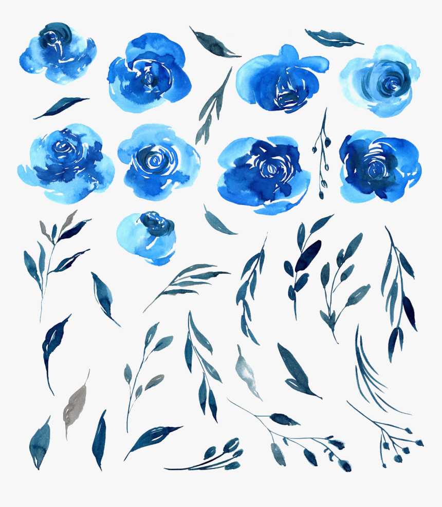 Blue Floral Png Transparent Hd Photo, Png Download, Free Download