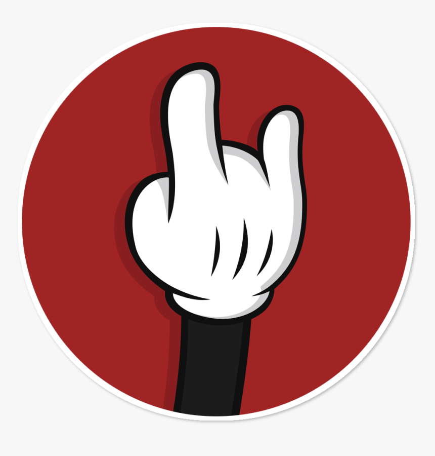 Rock Hand Png - Tangan Mickey Mouse Png, Transparent Png, Free Download