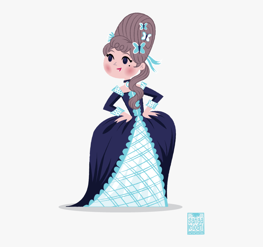 Illustrations Png Marie Antoinette Cartoon, Transparent Png, Free Download