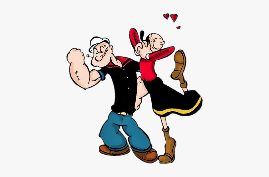 Popeye And Olive Drawing, HD Png Download is free transparent png image. 