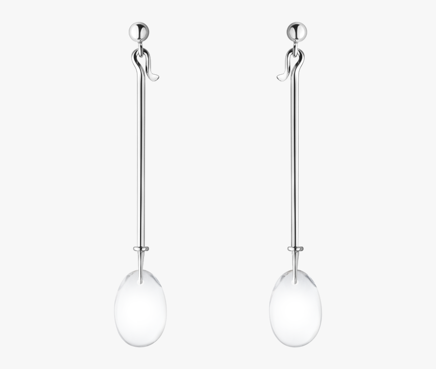 Georg Jensen Dew Drop Earrings In Rock Crystal - Earring, HD Png Download, Free Download