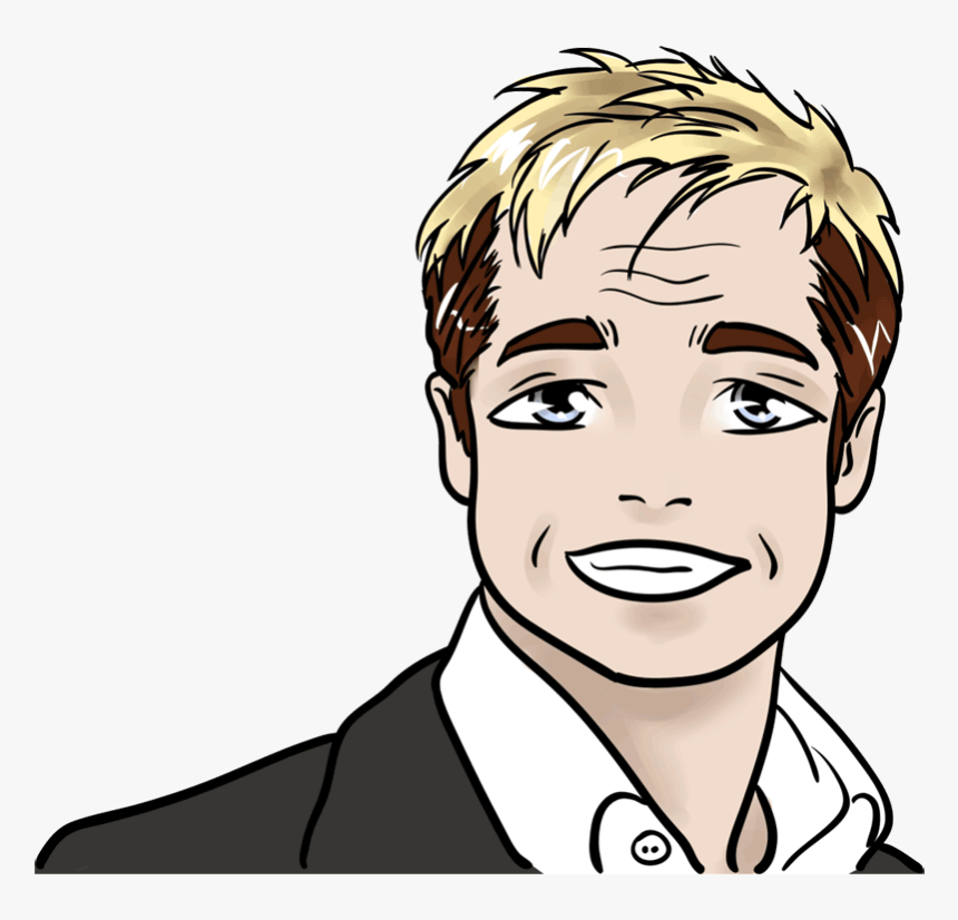 Draw Brad Pitt, HD Png Download, Free Download