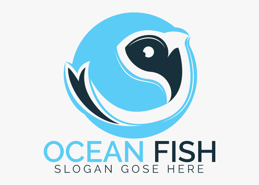 Ocean Fish Logo Design - Graphic Design, HD Png Download, Free Download