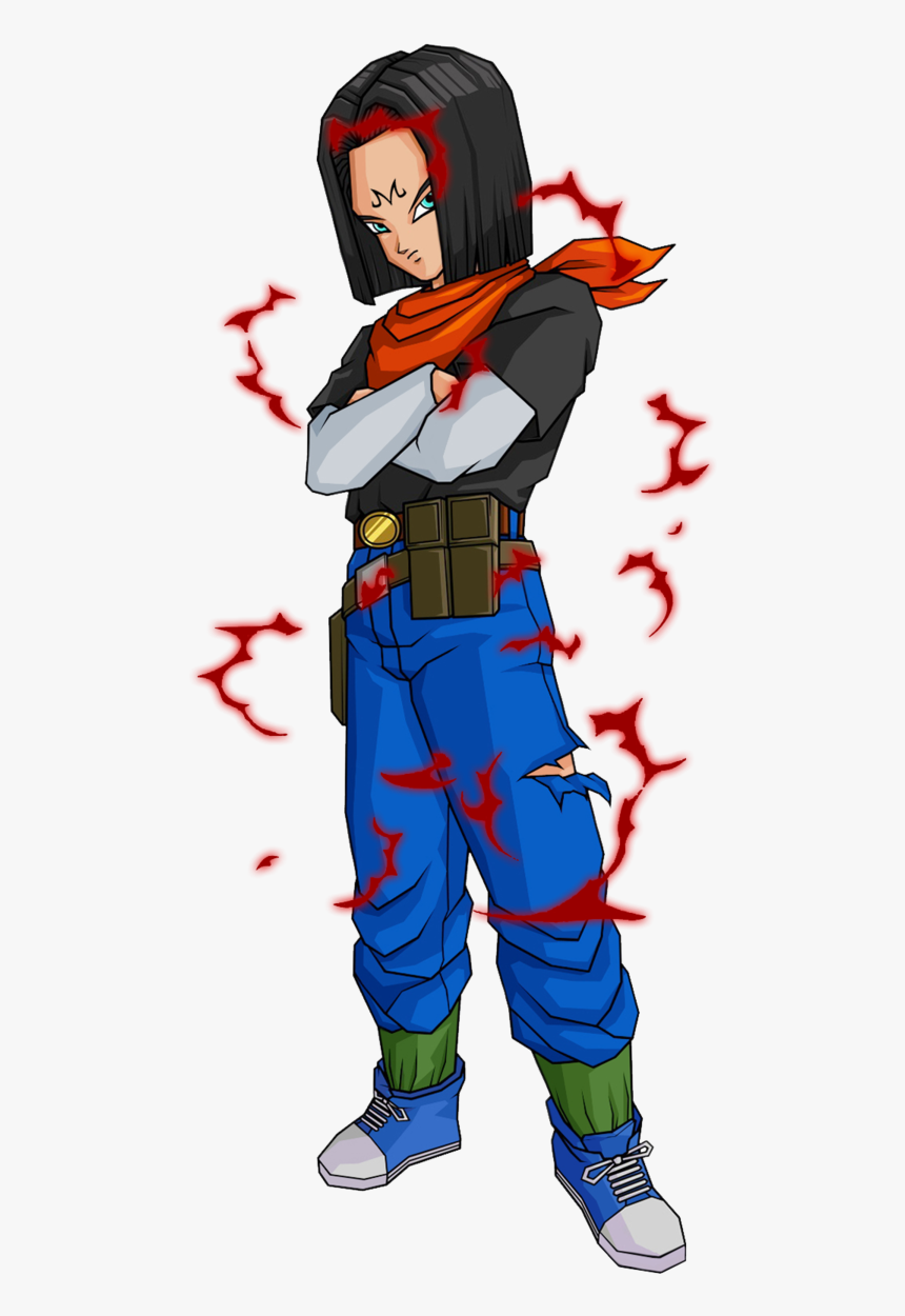 Dbz Majin Android 17, HD Png Download, Free Download