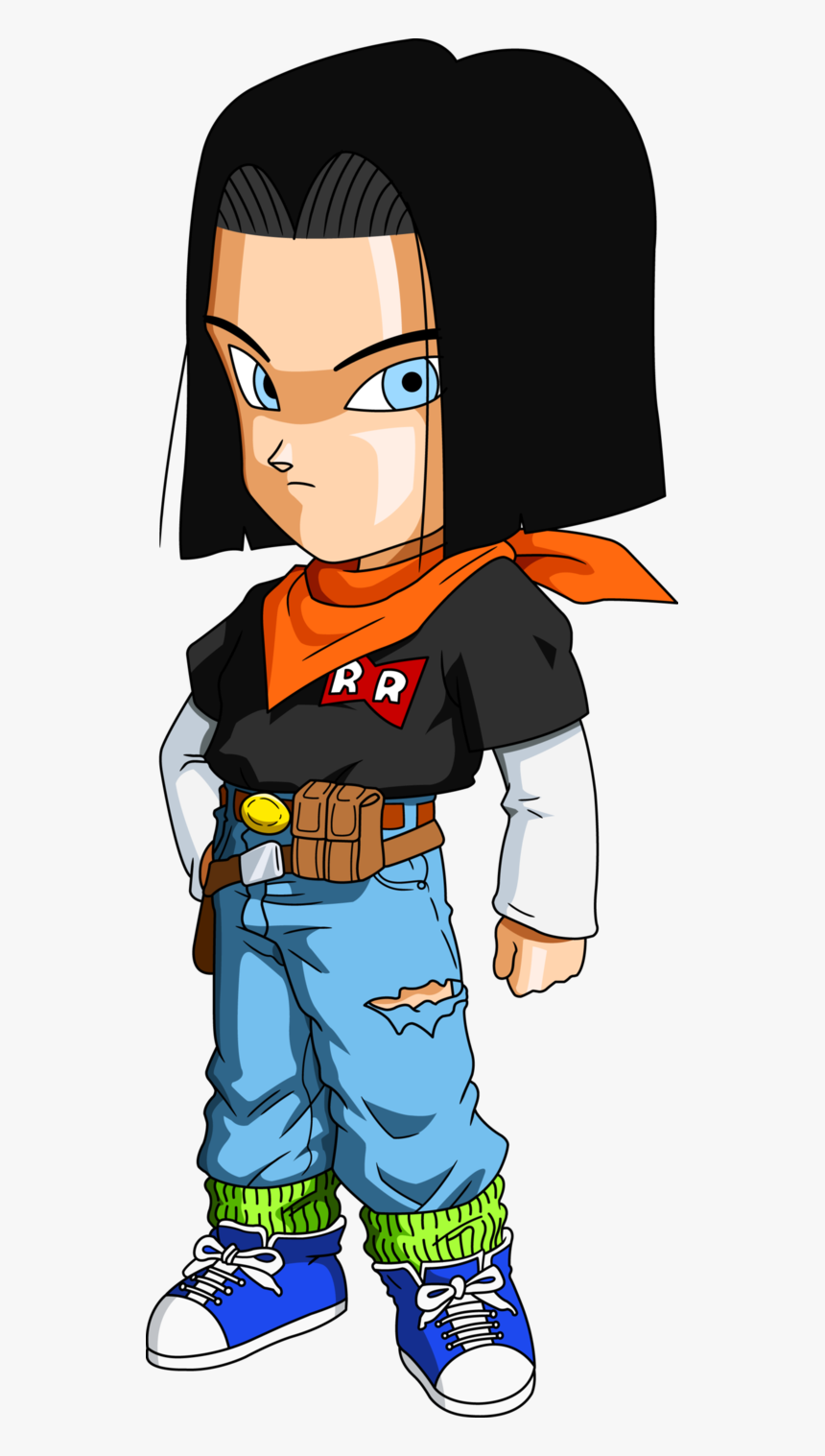 Dragon Ball Chibi 17, HD Png Download, Free Download