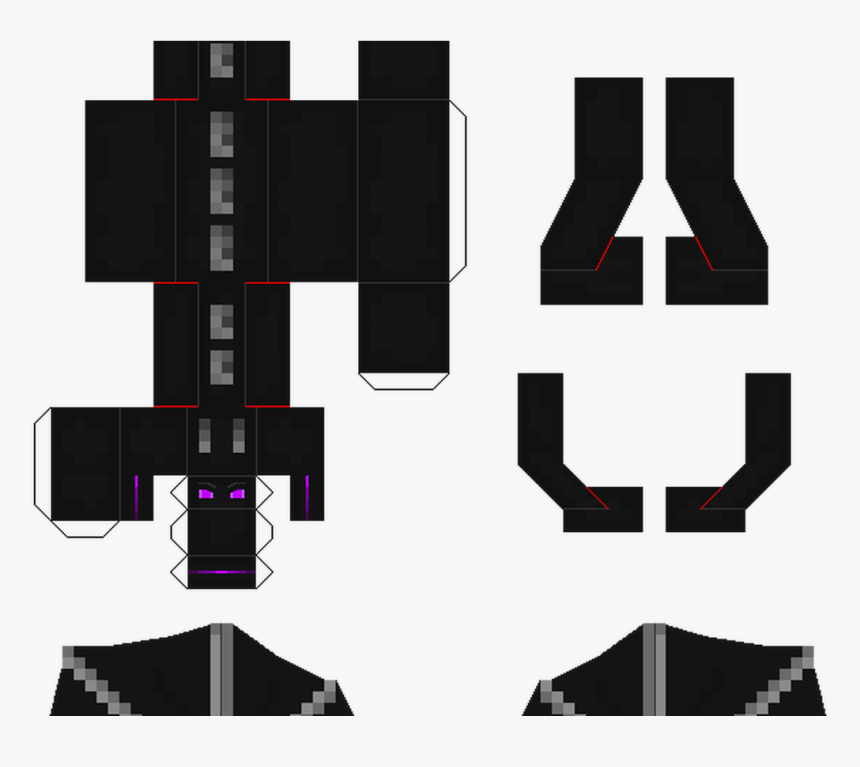 Printable Minecraft Papercraft Ender Dragon