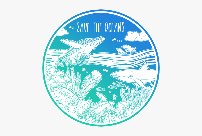 Save The Oceans Sticker, HD Png Download, Free Download