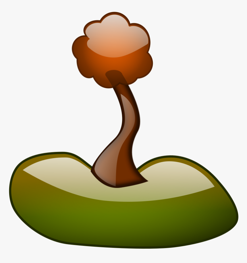 Cartoon Orange Tree - Clip Art, HD Png Download, Free Download