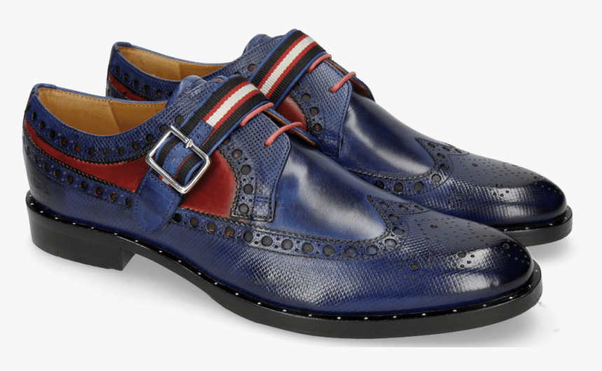 Derby Shoes Mika 7 Dice Saphir Red Strap - Melvin & Hamilton, HD Png Download, Free Download