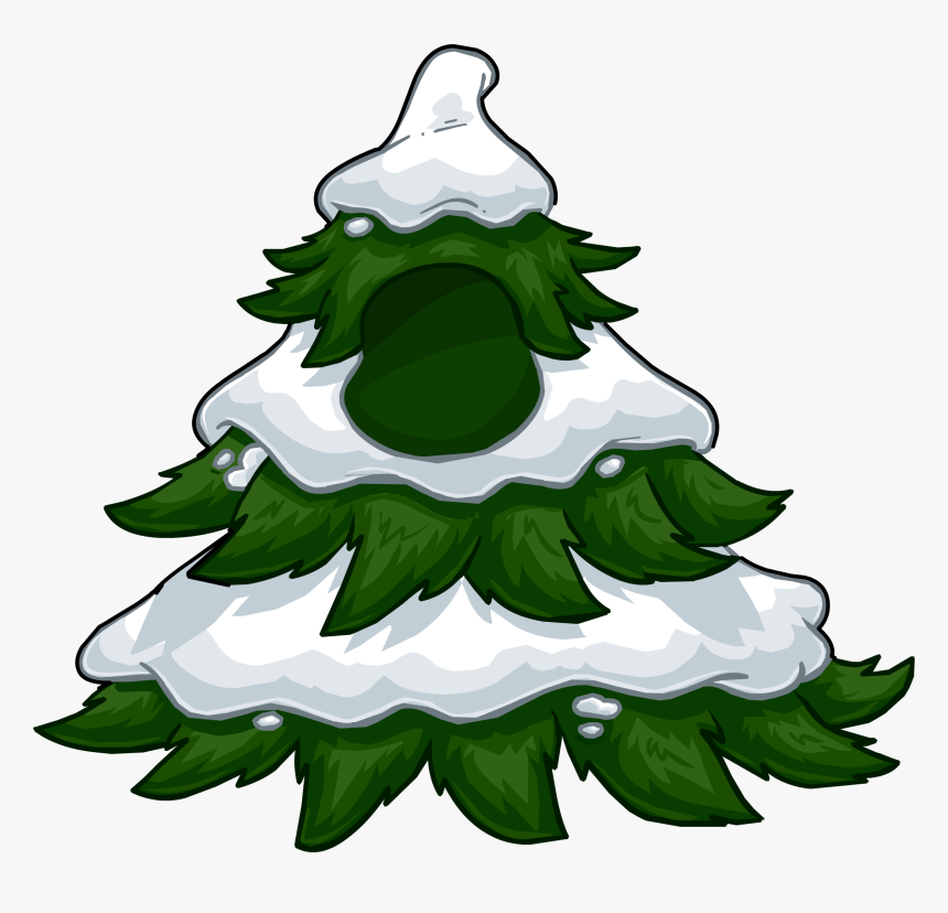 Club Penguin Rewritten Wiki - Club Penguin Christmas Tree Png, Transparent Png, Free Download