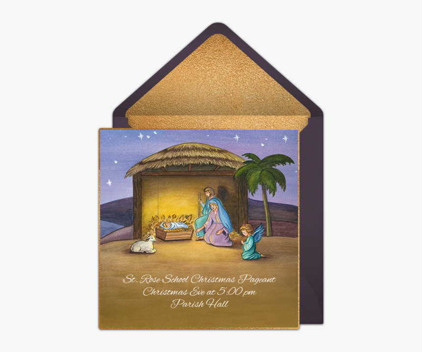 Watercolor Nativity Scenes, HD Png Download, Free Download