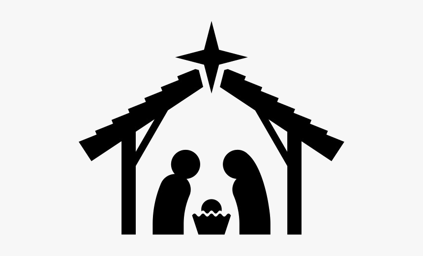 Nativity Png Photos - Nativity Icon Black And White, Transparent Png, Free Download