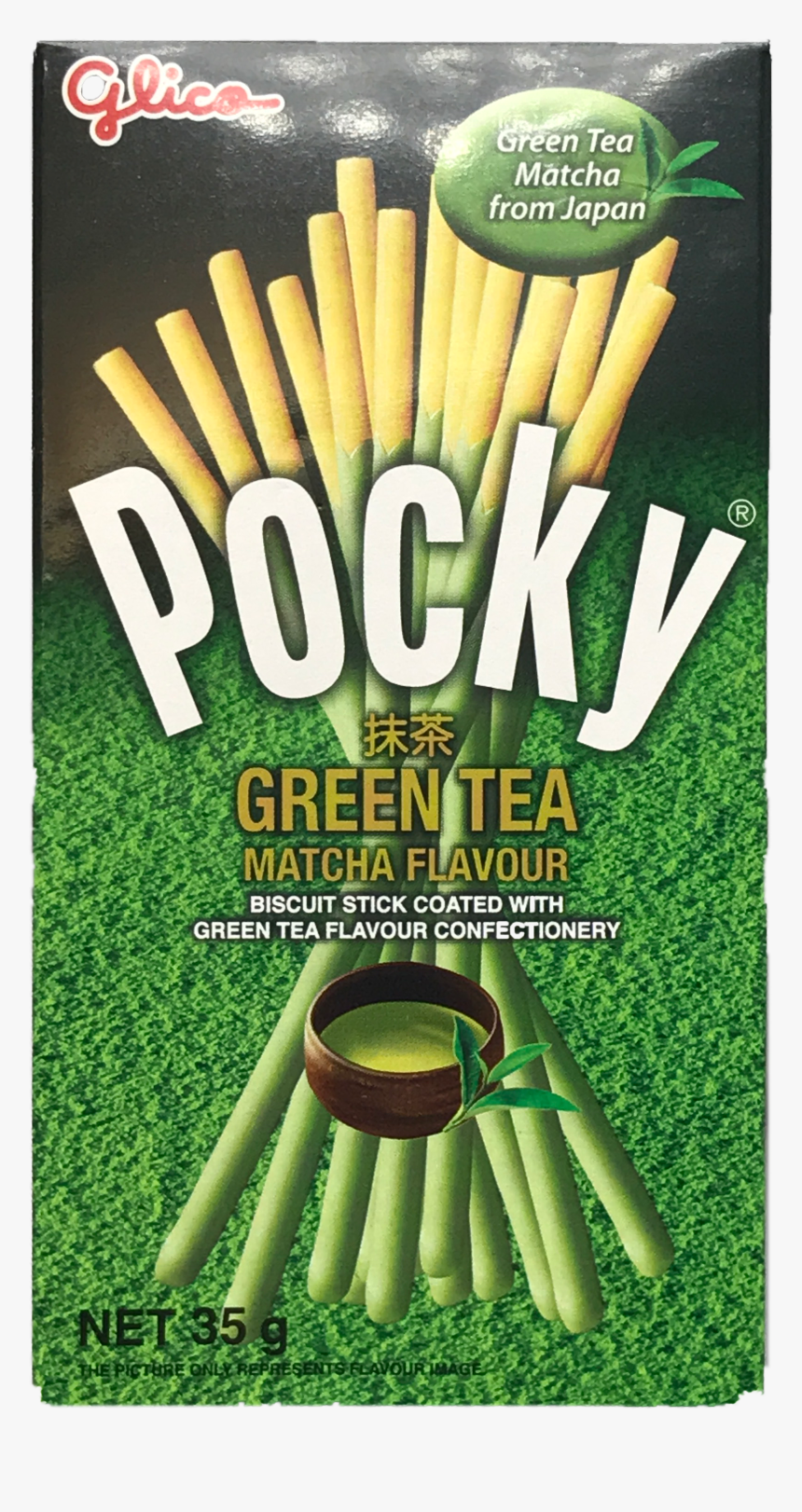 Glico Pocky Matcha 38g"
 Title="glico Pocky Matcha - Matcha Pocky, HD Png Download, Free Download