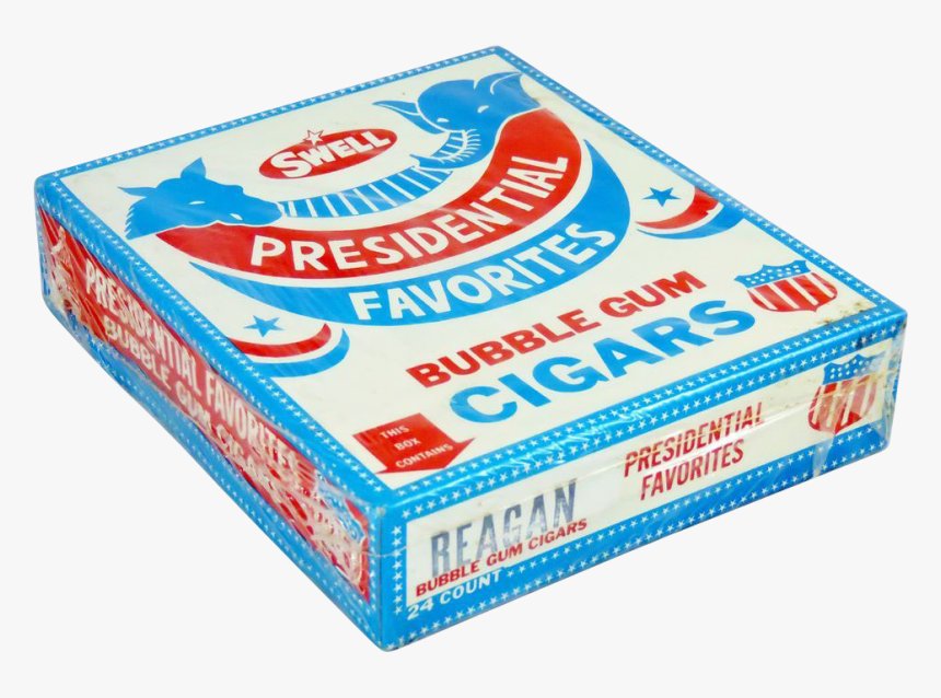Ronald Reagan Swell Bubble Gum Cigars - Box, HD Png Download, Free Download