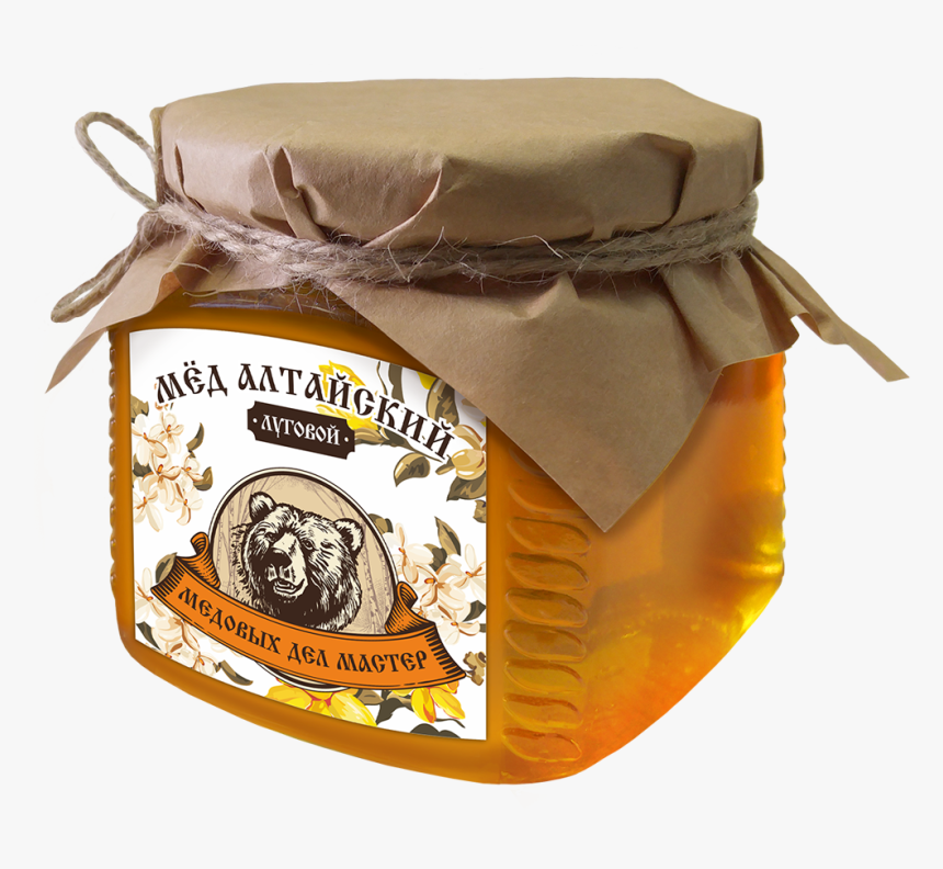 Meadow Altai Bee Honey In Glass Jar 300 G - Chutney, HD Png Download, Free Download
