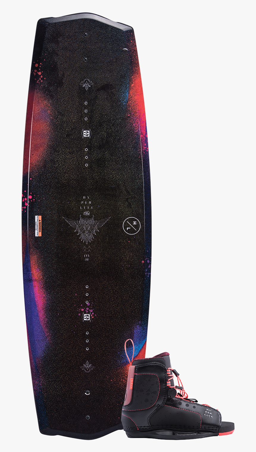 2019 Hyperlite Eden W/ Jinx Bindings Package - Hyperlite Wake Mfg., HD Png Download, Free Download