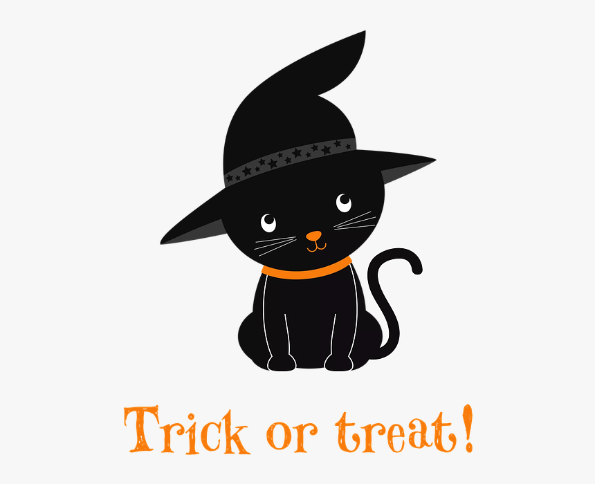 Halloween Black Cat Png, Transparent Png, Free Download