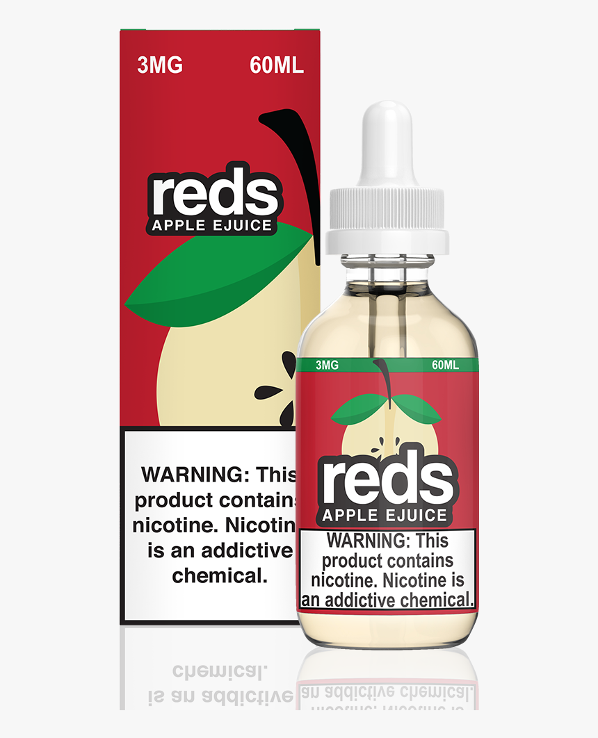 Reds Apple E-juice 60ml - Apple, HD Png Download, Free Download