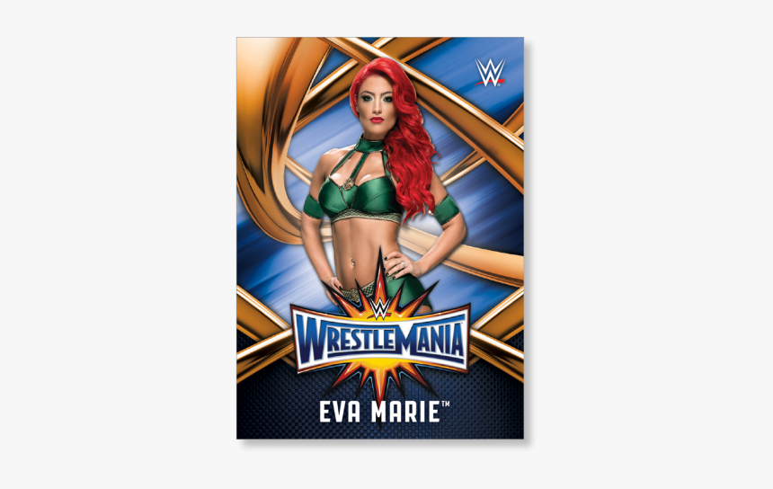 Eva Marie 2017 Wwe Road To Wrestlemania Wrestlemania - Wwe Wrestlemania 33 Cards, HD Png Download, Free Download