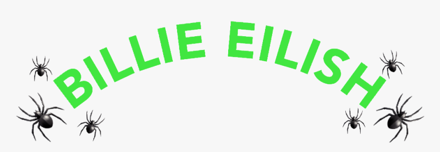 #billieeilish #billie #spider #green #crown #crownsticker - Widow Spider, HD Png Download, Free Download