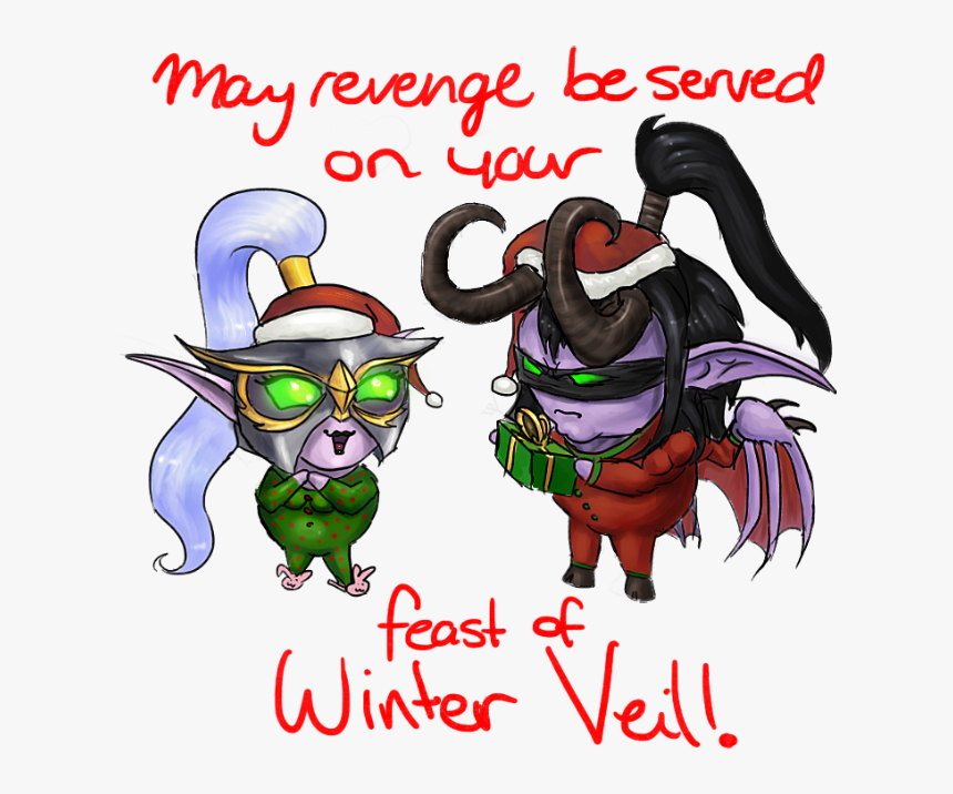 Have A Hateful Happy feast Of Winter Veil Everyone - Cartoon, HD Png Download, Free Download