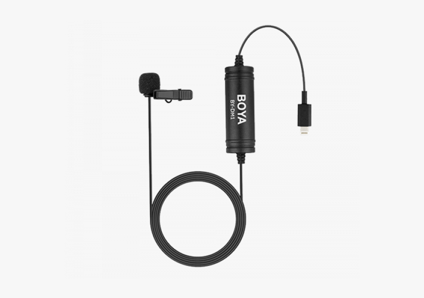 Boya Digital Lavalier Microphone For Iphone By-dm1 - Boya By Dm2, HD Png Download, Free Download