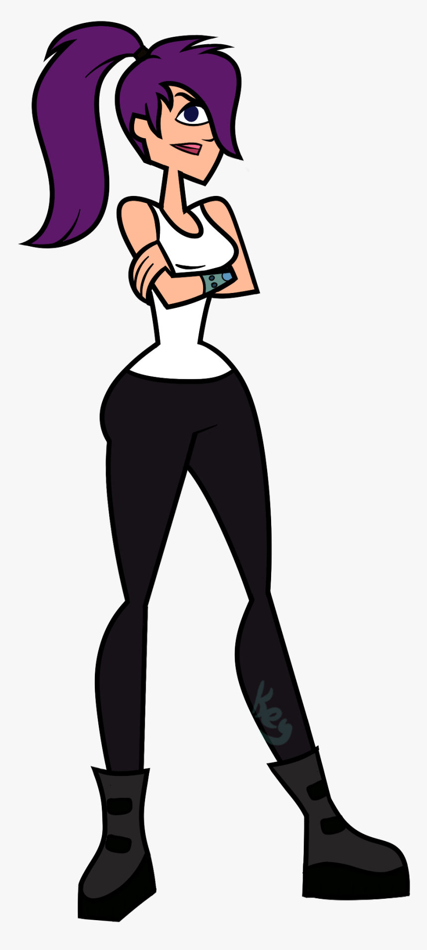 Leela In Td Style - Total Drama Futurama, HD Png Download, Free Download