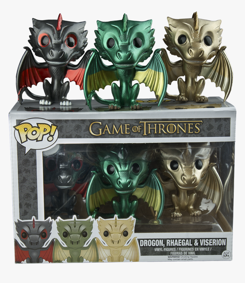 Game Of Thrones Three Dragons Pop, HD Png Download, Free Download