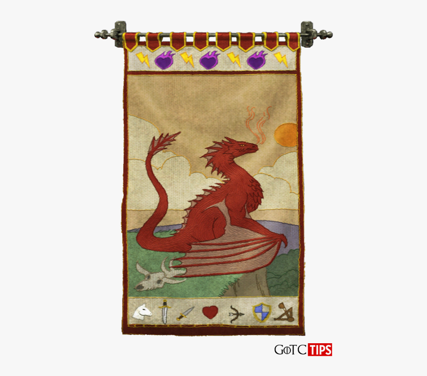 Game Of Throne Conquest Dragon Graphics Tapestry - Game Of Thrones Conquest Dragon Art, HD Png Download, Free Download