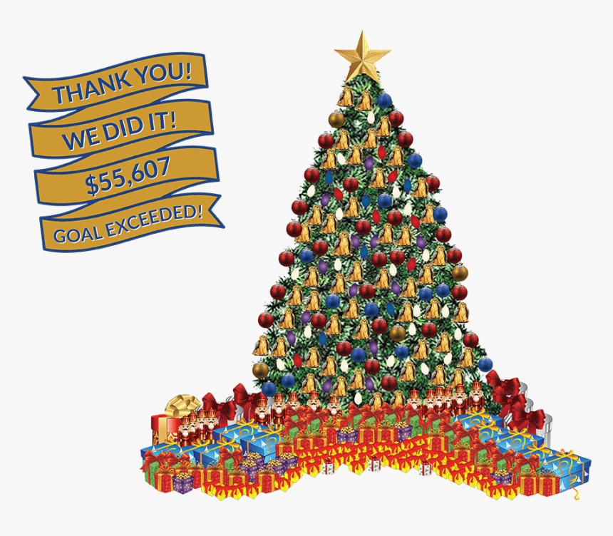 Golden Beginnings Tree Of Hope - Christmas Tree, HD Png Download, Free Download