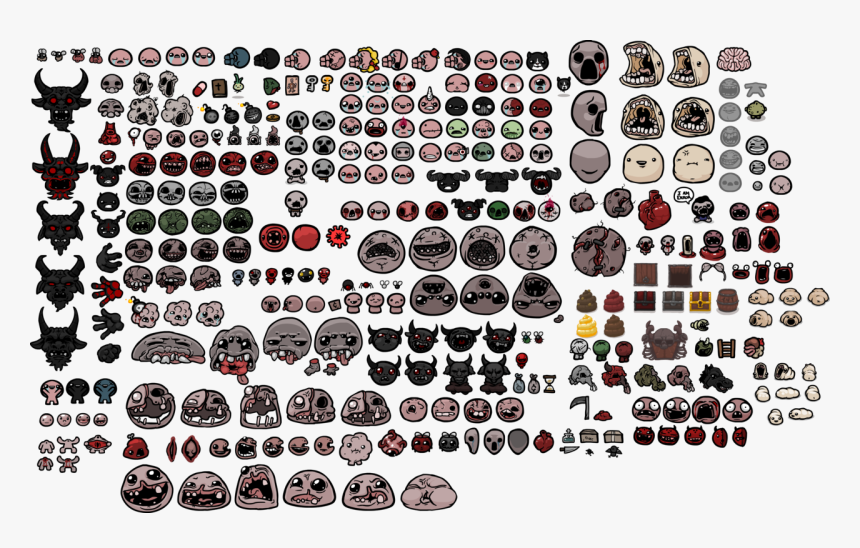 Binding Of Isaac Character Sprites, HD Png Download, Free Download