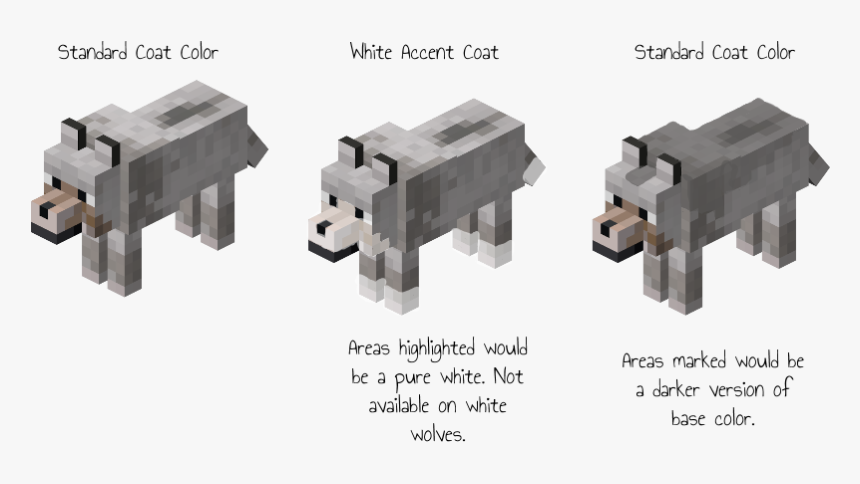 Wolf Coat Patterns Minecraft - Minecraft Cat Fur Coats, HD Png Download, Free Download