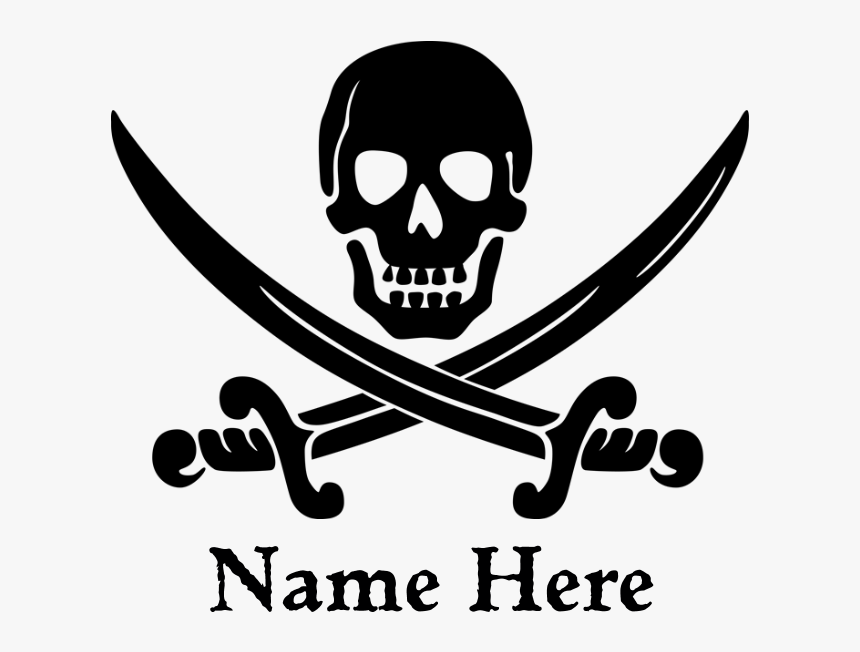Custom Pirate Design Banner - Pirate Png, Transparent Png, Free Download