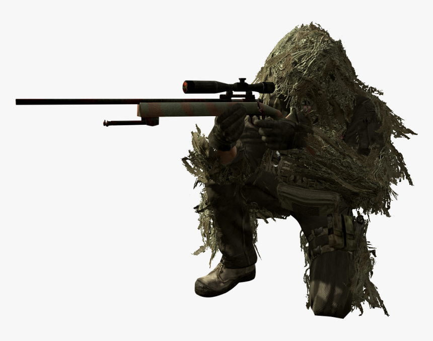 Cod4 Sniper Png - Campero Cod Png, Transparent Png, Free Download
