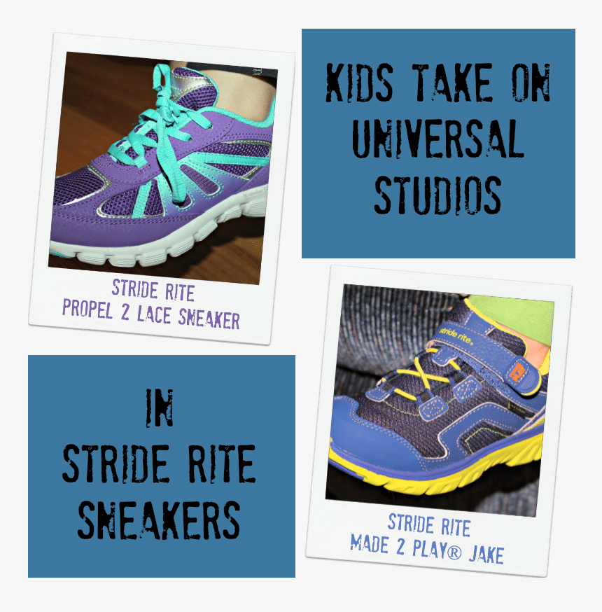 Kids Take Universal Studios In Stride Rite Sneakers - Valk Versmarkt, HD Png Download, Free Download