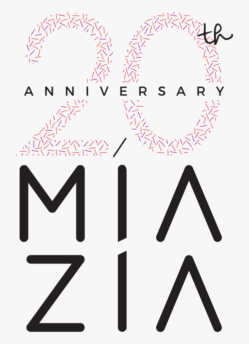 Mia Zia Médaillon20 Logo Carré Noir, HD Png Download, Free Download