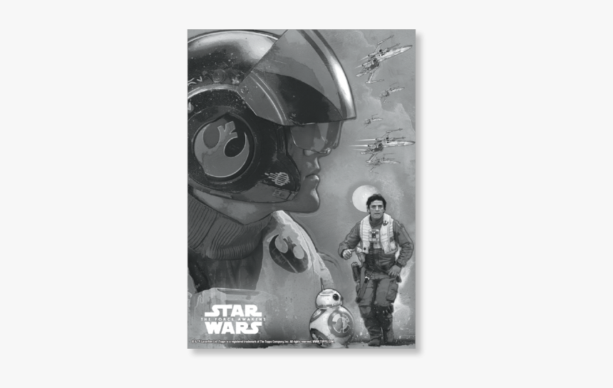 Poe Dameron Tfa Character Montage Poster Silver Ed - Star Wars Poe Dameron Shirt, HD Png Download, Free Download