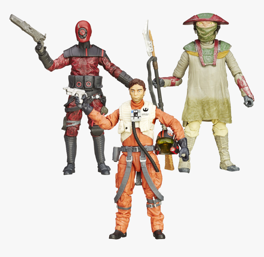 Poe Dameron, Guavian Enforcer And Constable Zuvio 6” - Black Series Guavian Enforcer, HD Png Download, Free Download