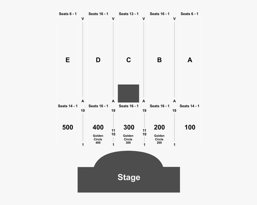 Level 3 Borgata Event Center Seating Chart, HD Png Download, Free Download