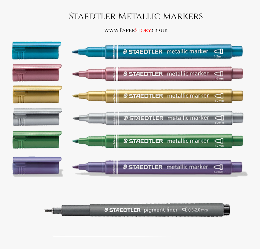 Staedtler Metallic Marker Pen Red , Png Download - Metallic Marker Staedtler, Transparent Png, Free Download