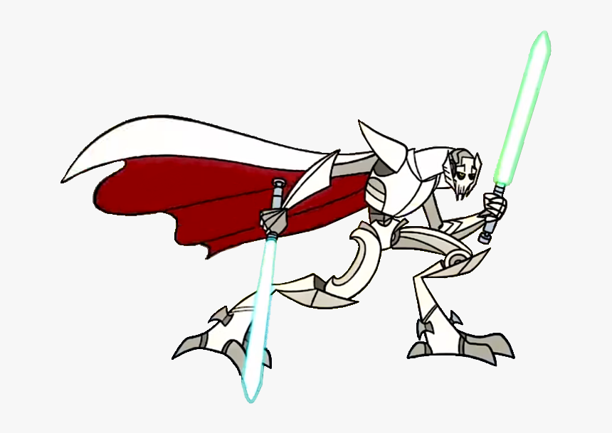 Generalgrievous Detail - Cartoon, HD Png Download, Free Download