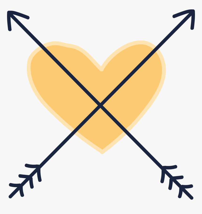 Yellow Heart Logo - Pnw Stickers, HD Png Download, Free Download