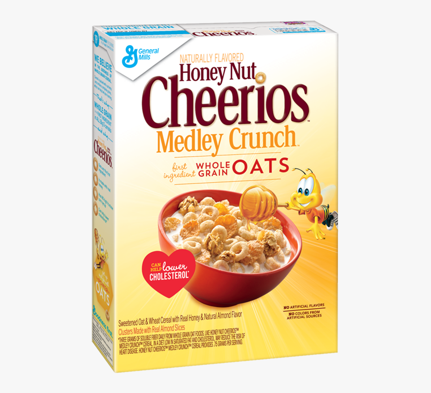 Honey Nut Cheerios Png - Honey Nut Cheerios Medley Crunch, Transparent Png, Free Download